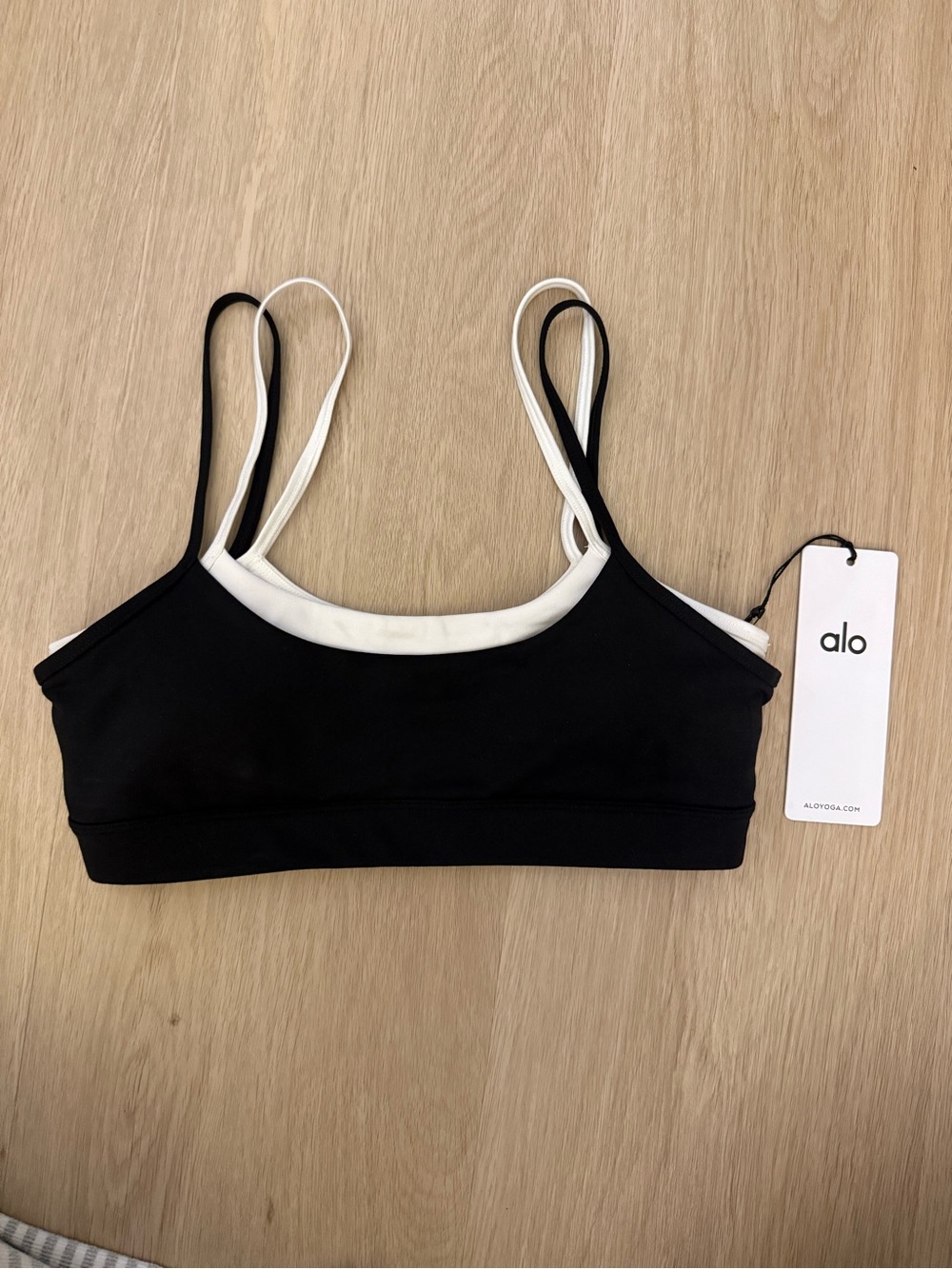 ALO airbrush double up bra